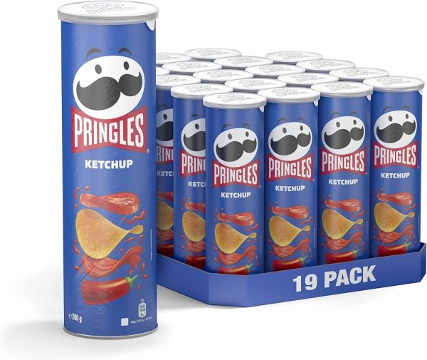 Chips Potato Pringles Ketchup 19x165g