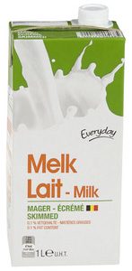 EVERYDAY Whole milk (carton) 1L X 12